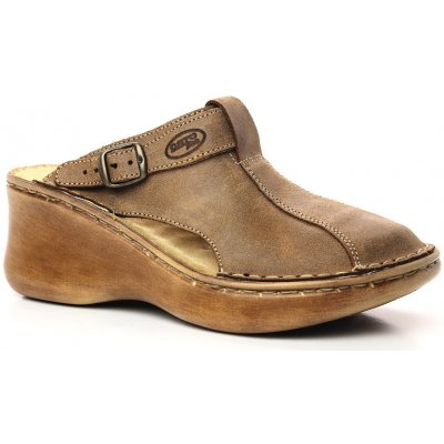 Orto Plus 3060-006 dámské nazouváky dámská obuv hnědé