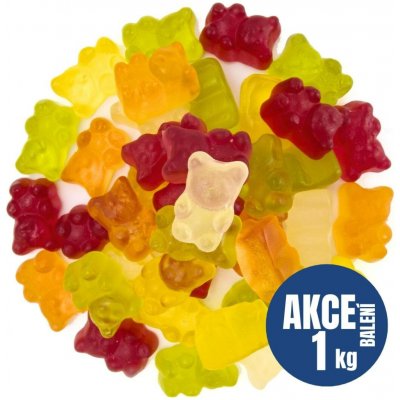 NUTSMAN Želé medvídci MIX AKCE 1 kg – Sleviste.cz