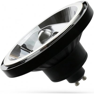 Wojnarowscy LED žárovka AR111 GU10/12W/230V 3000K 15° černá – Zboží Mobilmania