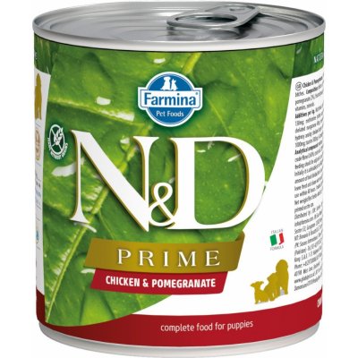 N&D Prime Dog Puppy Chicken & Pomegranate 285 g