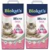 Stelivo pro kočky Biokat's Biokats micro fresh 2 x 6 l