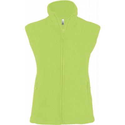 Kariban dámská microfleecová vesta Melodie limetková – Zboží Mobilmania