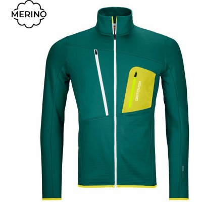 Ortovox Fleece Grid Jacket M pacific green – Zboží Mobilmania