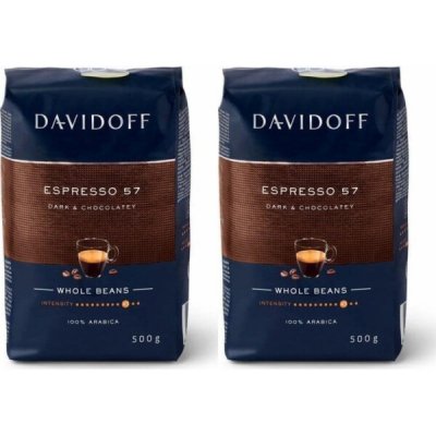 Davidoff Espresso 57 zrnková 2 x 0,5 kg – Hledejceny.cz
