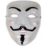 Korbi Anonymní plastová maska maska Guy Fawkes V for Vendetta ACTA – Hledejceny.cz