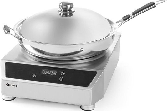 Hendi set indukční vařič wok model 3500 + pánev wok 239681