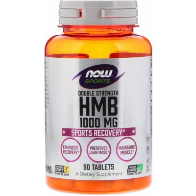 Now Foods HMB Double Strength 1000 mg 90 tablet – Hledejceny.cz