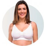 Carriwell podprsenka ke kojení push up s gelovou kosticí bílá – Zboží Mobilmania