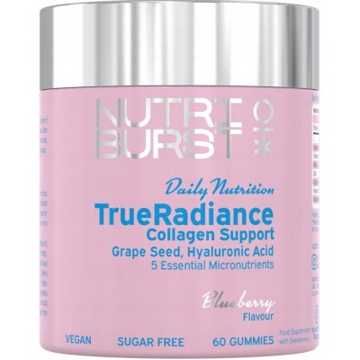Nutriburst TrueRadiance gumídci s liposomálním vitamínem C 60 ks borůvka – Hledejceny.cz