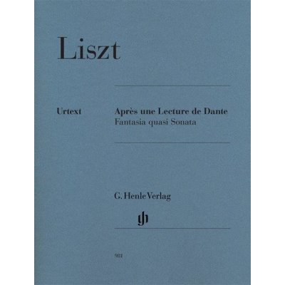 Franz Liszt Apres Une Lecture De Dante Fantasia Quasi Sonata noty na klavír