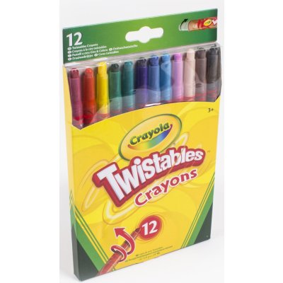 Crayola Voskovky twist 12 ks – Zboží Mobilmania