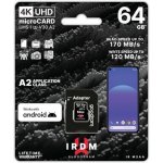 Goodram microSDXC UHS-I U3 64 GB IR-M2AA-0640R12 – Zboží Mobilmania