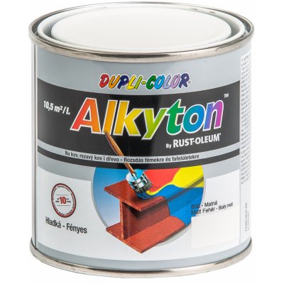 Alkyton RAL 9010 bílá matná, hladký mat obsah 0,75l