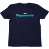 Pánské tričko s potiskem Oasis tričko Supersonic Title Colour Navy Blue pánské