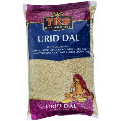 TRS Urid Bílá Čočka loupaná Urid White Peeled Lentils 2 kg – Zboží Dáma
