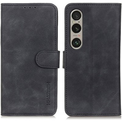 KHAZNEH 79444 KHAZNEH RETRO Zaklápěcí pro Sony Xperia 1 VI černé – Hledejceny.cz