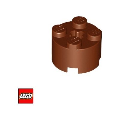 LEGO® 3941 Kostka kruhová 2x2 Světle-Hnědá – Zboží Mobilmania