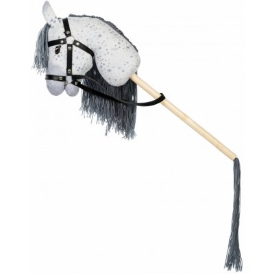 Hobby koník na tyči s ocasem By Astrup Hobby Horse Grey Star – Zboží Dáma