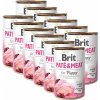 Konzerva pro psy Brit Paté & Meat Puppy Chicken & Turkey 12 x 400 g