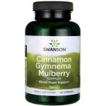 Swanson Cinnamon Gymnema Mulberry Complex komplex moruše skořice gymnema 120 kapslí – Hledejceny.cz