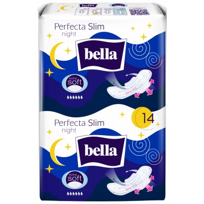 Bella Perfecta Slim Night Extra Soft hygienické vložky 14 ks – Zbozi.Blesk.cz