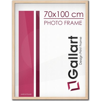 Rámeček na jednu fotografii Gallart dřevěný hnědý 70x100 cm – Zboží Živě