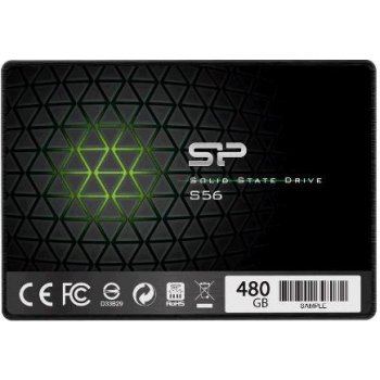 Silicon Power SSD S56 480GB, 2.5'', SATA III, SP480GBSS3S56A25