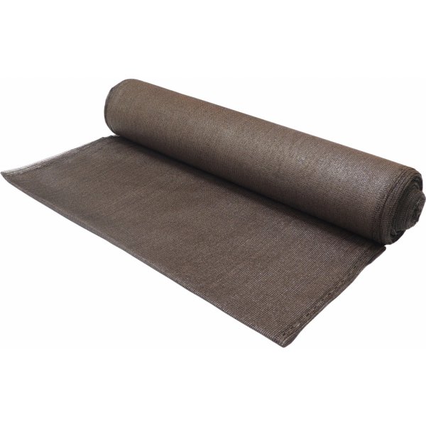 TOPTRADE síť stínící, hnědá, 1,8 x 10 m, 150g/m²
