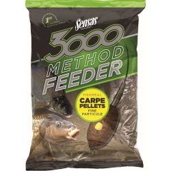 Sensas Krmení 3000 Method Feeder 1kg Carpe Pellets