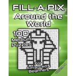 Medium Fill-A-Pix Logic Grid Puzzle Book Around the World: Mosaic Puzzles for Advanced and Beginners Fun Brain Tease for Adults and Kids – Zboží Dáma