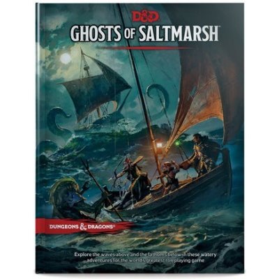 Dungeons a Dragons Ghosts of Saltmarsh Hardcover Book DaD Adventure