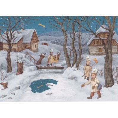 Pohlednice Vánoční 8 – Zboží Dáma