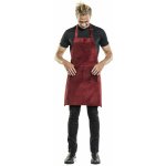Chaud Devant Kuchářská zástěra s náprsenkou Base Red Velvet Red červená – Hledejceny.cz