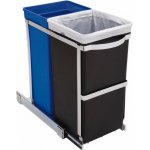 Simplehuman CW1016 Vestavný na tříděný odpad 20/15 l výsuvný lesklá ocel /plast – Hledejceny.cz