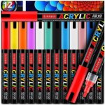 TopKing akrylové fixy profesionální sada 12 ks – Hledejceny.cz