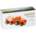 Cubika 15351 Traktor s vlekem dřevěná skládačka s magnetem 3 díly – Sleviste.cz