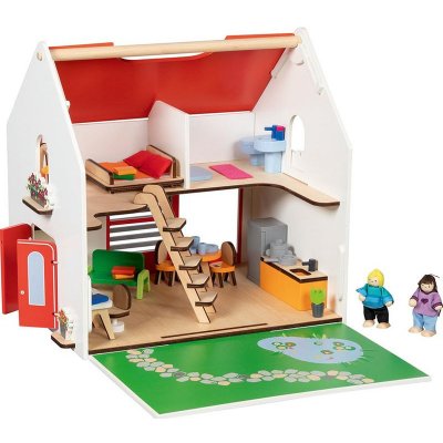 Goki Přenosný ekologický dům s vybavením – Zboží Dáma