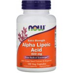 Now Foods Foods ALA kyselina alfa lipoová Extra Strength 600 mg 120 rostlinných kapslí – Hledejceny.cz