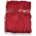 Fashion Provázkové závěsy červené barvy Barva: Červená, rozměr: 150x180cm
