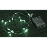 Autronic Řetěz s LED světýlky na baterie s časovačem hvězdičky studená bílá barva. LED2022 WT sada 24 ks – Zbozi.Blesk.cz
