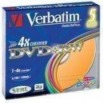 Verbatim DVD+RW 4,7GB 4x, slim case, 5ks (43297) – Zboží Živě