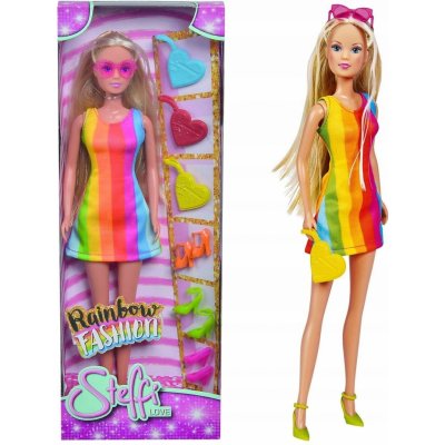 Simba Steffi Rainbow Fashion Doll + příslušenství – Zbozi.Blesk.cz