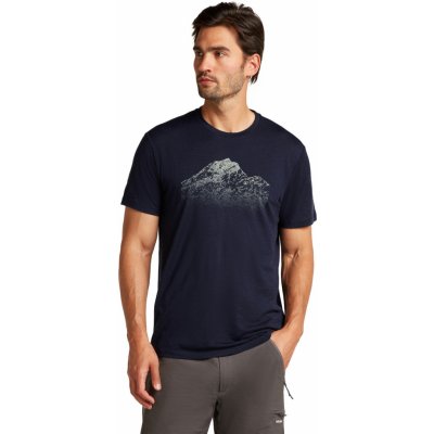 Icebreaker Pánské tričko Mens Merino 150 Tech Lite SS Tee Rising Light, Midnight Navy – Zboží Dáma