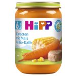 HiPP Bio Karotka s kukuřicí a telecím masem 190 g – Sleviste.cz