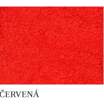 Textil 4 Hotels Levný jednobarevný ručník DV0001 50×100 cm červená