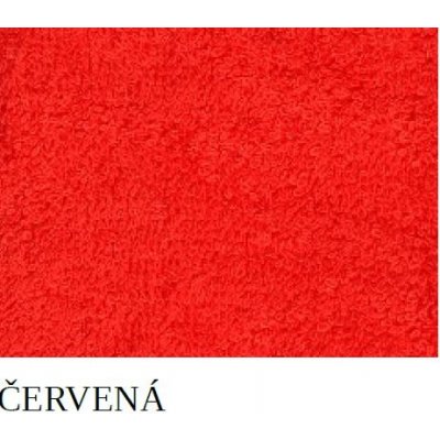 Textil 4 Hotels Levný jednobarevný ručník DV0001 50×100 cm červená