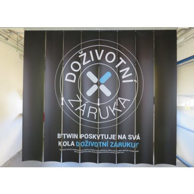 Lamelová clona polymar 0,7 mm s potiskem, 0 % krytí – Hledejceny.cz