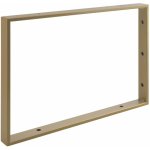 Podpěrná konzole 490x330x40mm, lakovaná ocel, zlatá mat, 1 ks – Hledejceny.cz