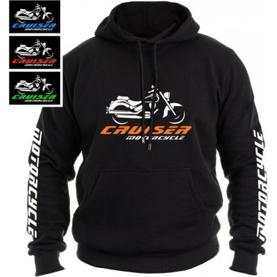 Moto mikina CRUISER MOTORCYCLE červená – Hledejceny.cz