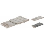 Homestyling Deka se střapci bavlna béžová 130x170 – Sleviste.cz